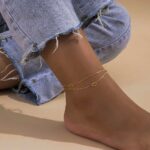 Layered Little Hearts Anklet