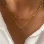 Figaro CZ Layered Necklace