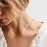 Classic Satellite Necklace (18k - thin)