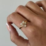 Snow Angel Ring (Adjustable)