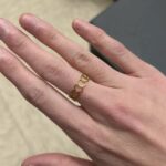 Shuffled Heart Ring (Adjustable)