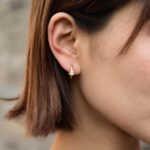 Teardrop Charm Hoops