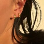 Shimmer Mini Hoop Earrings