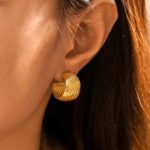 Ribbed Chunky Hoops