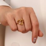 Molten Heart Ring (Adjustable)