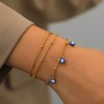 Layered Evil Eye Bracelet