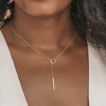 Minimal Lariat Necklace