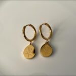 Rosette Drop Hoops