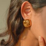 Swirl Stud Earrings