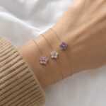 Iridescent Daisy Bracelet