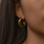 Triple Twist Hoops