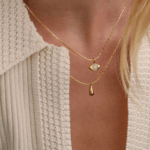 Layered Opal Eye Necklace