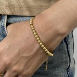 Golden Beaded Bracelet