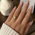Forged Pearl Ring
