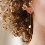 Deena Pearl Earrings (Long)