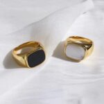 Signet Shell Ring