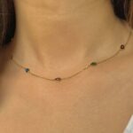Iris Teardrop Necklace
