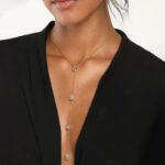 Teardrop Lariat Necklace