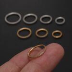 Skinny Zirconia Hoop Earring