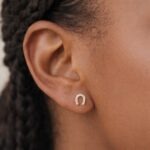 Dainty Horseshoe Stud Earrings