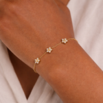 Iridescent Daisy Bracelet