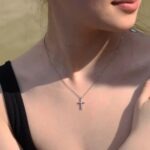 Ariel Cross Necklace (Silver)