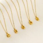 Alphabet Bubbly Letter Necklace