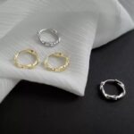 Small Twist Hoop Earrings