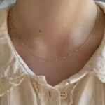Ivy Beaded Necklace (Blue)
