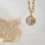 Marble Sun Necklace