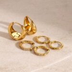 Clary Hoop Earrings Set (3 Pairs)