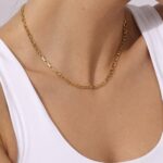 Flat Paperclip Necklace