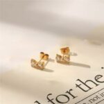 Pretty Bow Stud Earrings