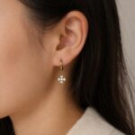 Amelia Hoop Drop Earrings