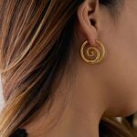 Hana Spiral Hoop Earrings