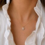 Iridescent Daisy Necklace