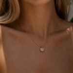 Faux Opal Necklace - Cream