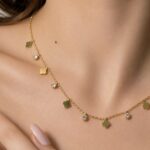 Doily Clover Necklace