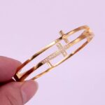 Cross Layered Bangle