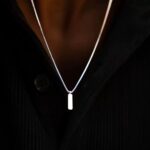 Men’s Box Bar Chain - Silver