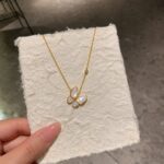 Pearly Butterfly Necklace