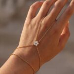 Iridescent Daisy Hand Chain