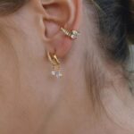 Trickle Drop Hoop Earrings