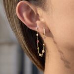 Wisteria Hoop Earrings
