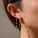 Wisteria Hoop Earrings